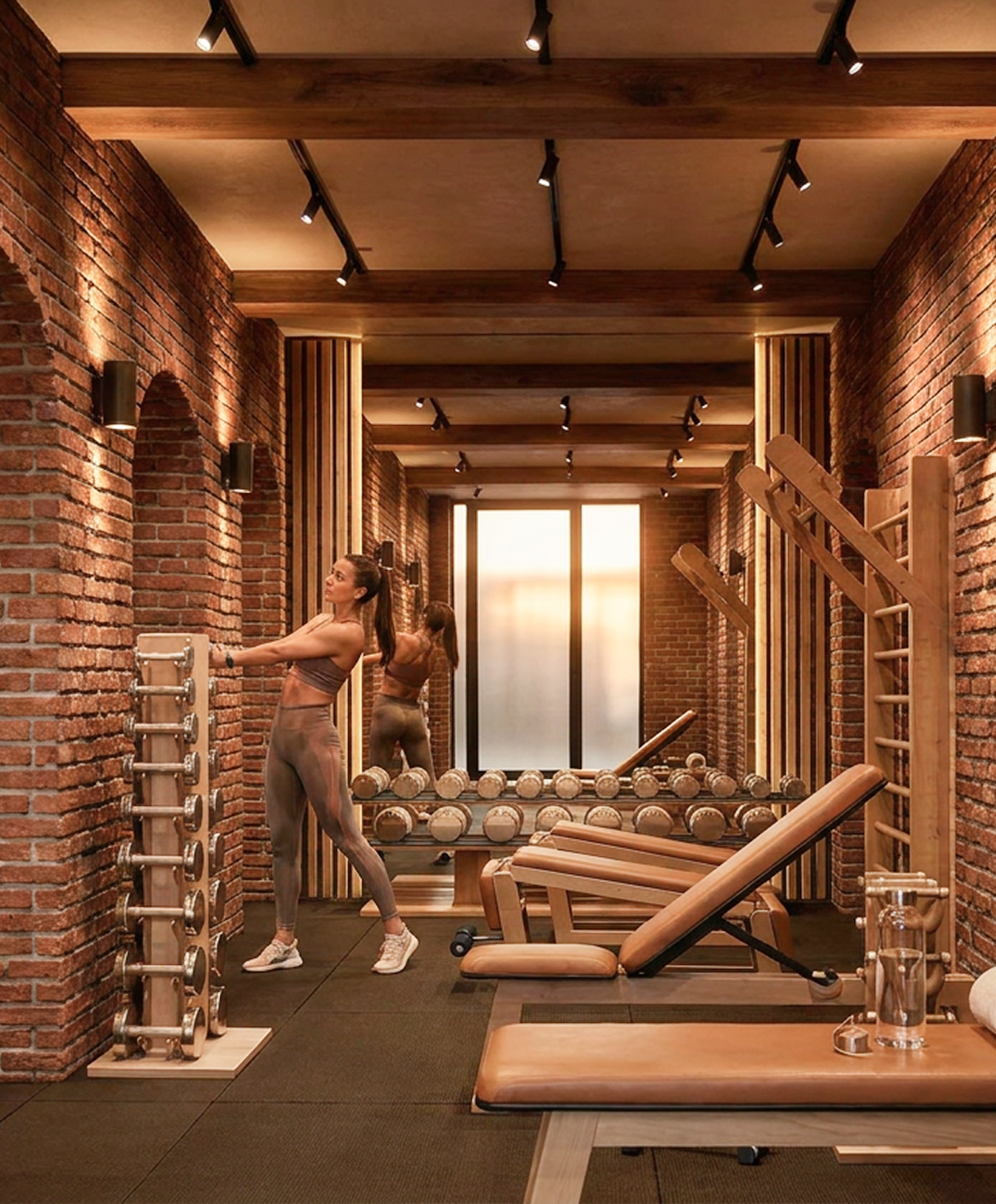 Gastroteca, coworking, gimnasio y bodega. Todo forma parte de casa.